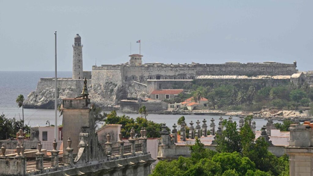 Vista del puerto de La Habana tomada este jueves.