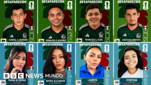 El «álbum mundialista de desaparecidos» de un colectivo de búsqueda en México