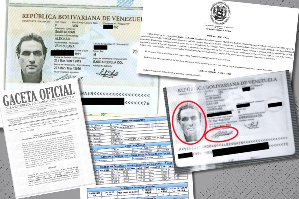 El chavismo miente: Los documentos que constatarían la forjada nacionalidad venezolana de Alex Saab