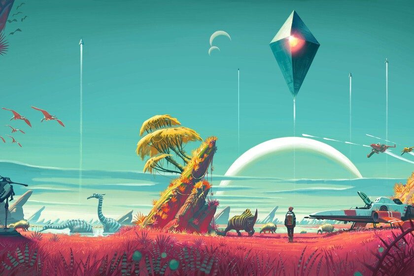 El universo infinito de No Man's Sky ocupa solo 300 megas de código. Lo que realmente devora el espacio de tu disco duro son los efectos de sonido