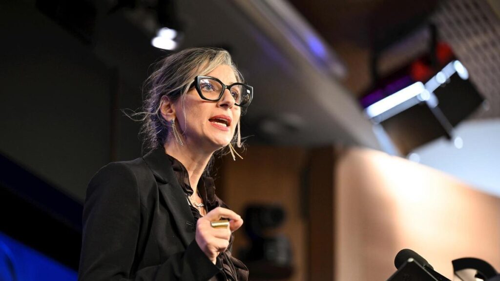 La relatora especial de la ONU para los Territorios Palestinos Ocupados, Francesca Albanese