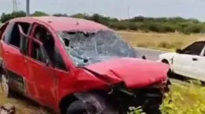 Fuerte choque vía al aeropuerto La Chinita deja siete heridos