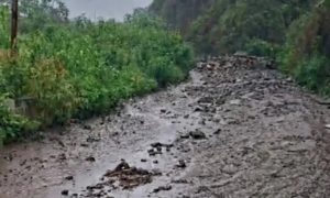 Fuertes lluvias provocan el cierre de la Troncal 001 entre Mérida y Barinas por deslizamientos de tierra