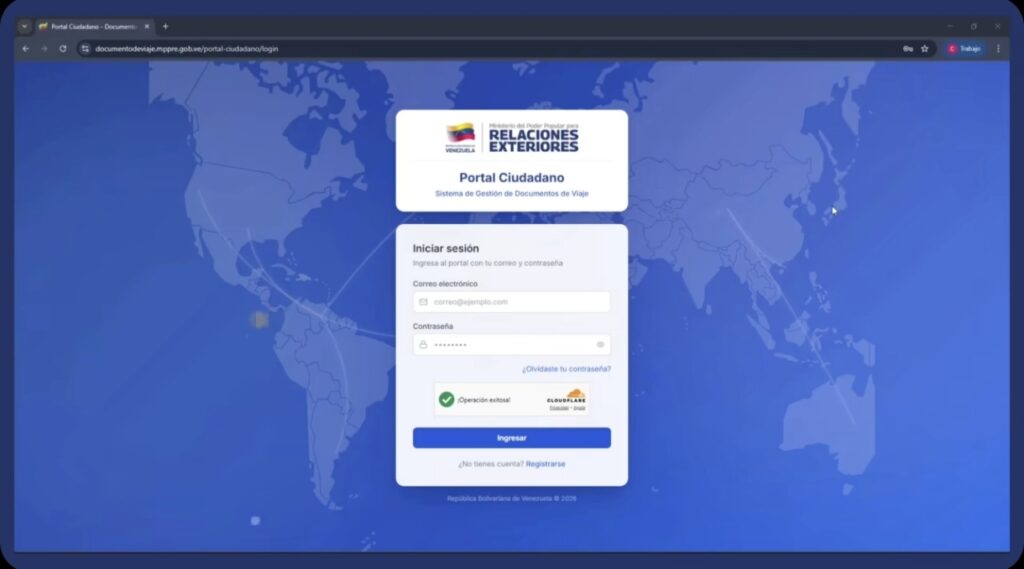 Habilitan plataforma digital para que venezolanos en el exterior obtengan documento electrónico de viaje