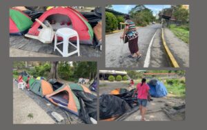 Humberto Prado la Defensora visitar campamento Rodeo I