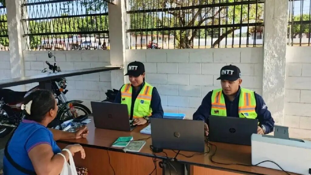 INTT anuncia operativo de trámites vehiculares en varios estados