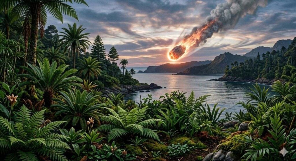 Increíble pero cierto: un estudio revela cómo las plantas fueron capaces de sobrevivir al asteroide que acabó con los dinosaurios