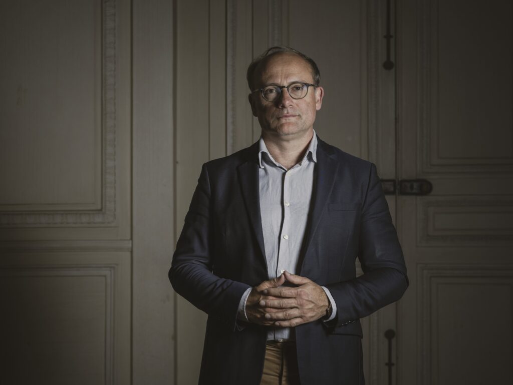 El historiador Johann Chapoutot, gran especialista en la Alemania nazi y autor de 'Irresponsables', a comienzos de mayo en París.