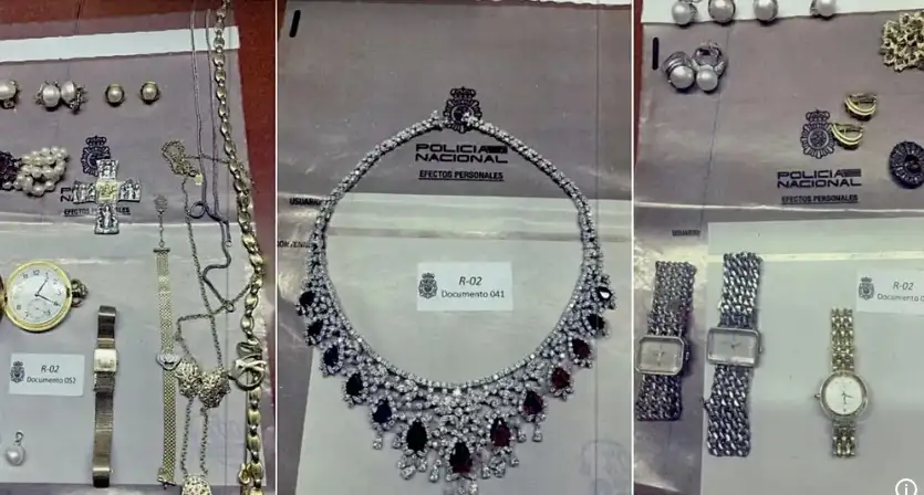 Joyas, collares y relojes de lujo: la insólita colección incautada a Rodríguez Zapatero