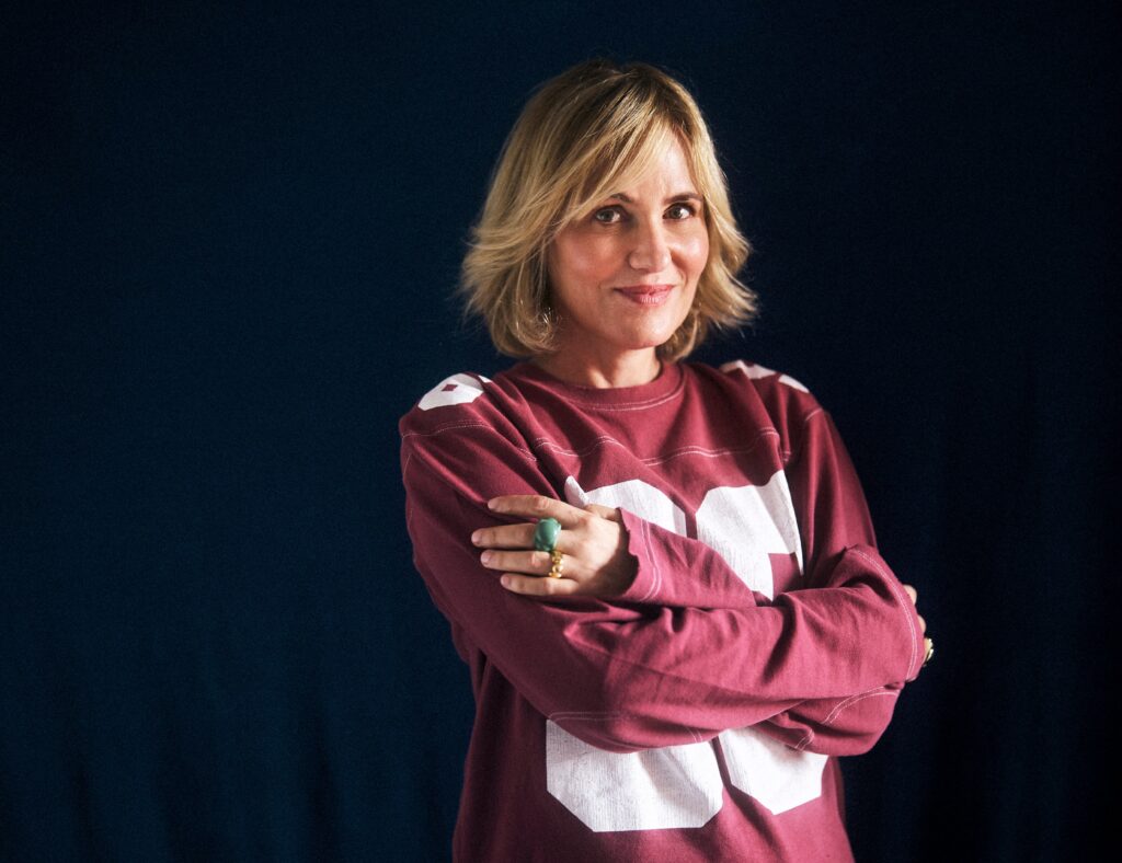 La actriz, directora y militante feminista Judith Godrèche, este martes en Cannes.