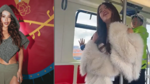 Juliana, ‘la colombiana’, primera artista en cantar en el Metro de Bogotá