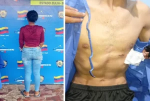 La detuvieron por apuñalar a su pareja en el pecho