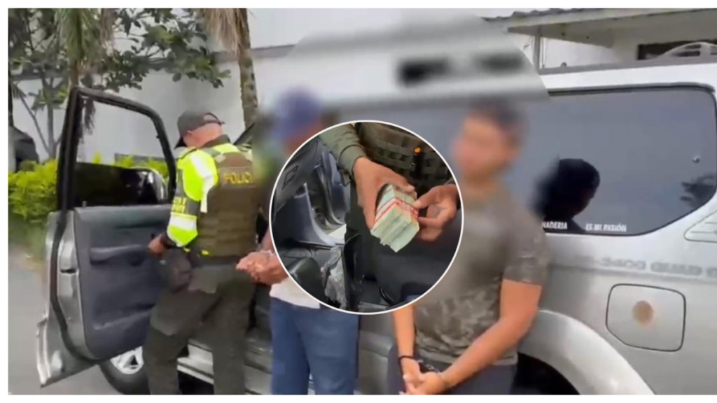 La palanca de cambios que delató a presuntos lavadores de activos en vía del Valle: así fue la inspección a un vehículo que ocultaba $ 170 millones