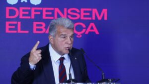 Laporta acusó al Real Madrid de utilizar el «caso Negreira» como cortina de humo