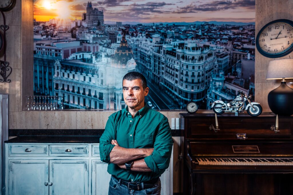 Manuel Malaska, esta semana en el restaurante Bulevar de Madrid.