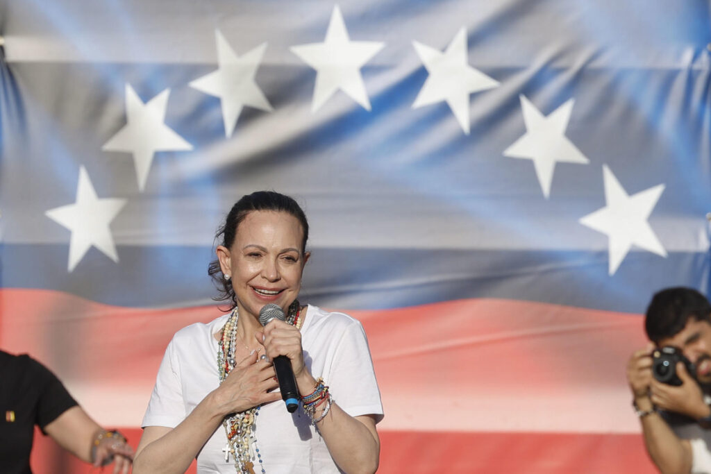 María Corina Machado realizó convocatoria mundial por la libertad de todos los presos políticos (VIDEO)