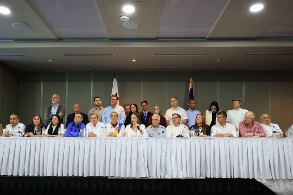 María Corina Machado se reunió con líderes de la oposición: ¿quiénes asistieron?