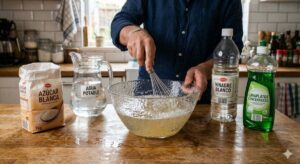 Mezclar agua, azúcar, vinagre y lavaplatos: para qué sirve y por qué lo recomiendan