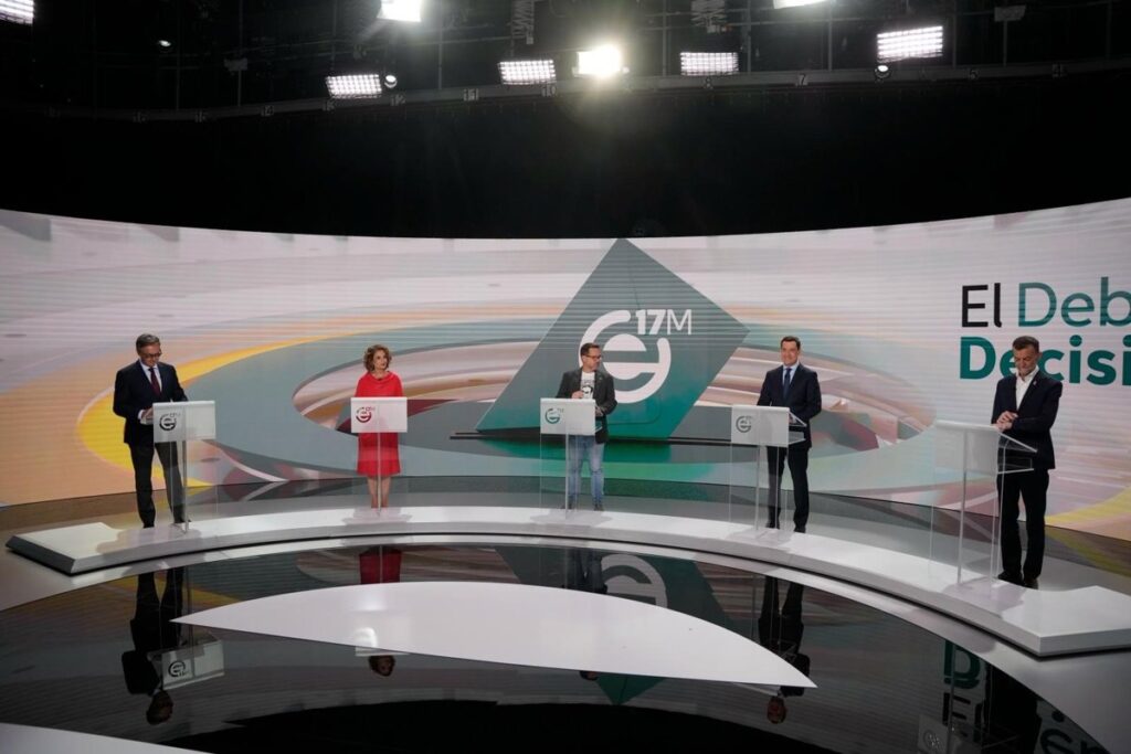 Moreno pide más medios contra el narcotráfico y "la verdad" de Adamuz en el segundo debate 'a cinco' por el 17M