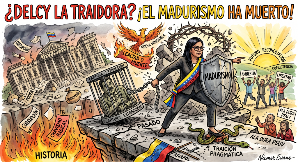 Nicmer Evans | ¿Delcy la traidora? ¡El madurismo ha muerto!
