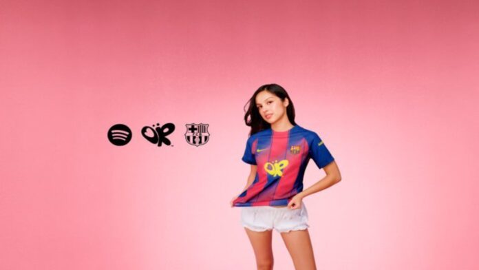 Olivia Rodrigo será la protagonista de la próxima camisa del Barca para El Clásico