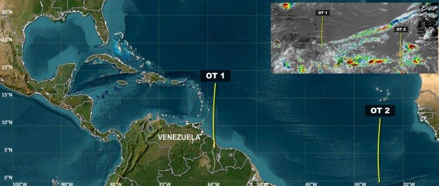 Onda Tropical N.° 1 en Venezuela: Pronóstico del Inameh, trayectoria y estados con lluvias