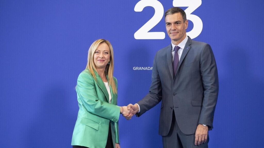 Sánchez y Meloni barajan una posible reunión en Roma la próxima semana