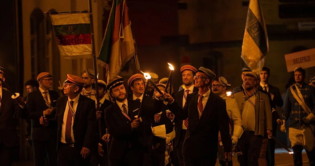 Polémica en Alemania por una marcha de antorchas que recuerda al nazismo
