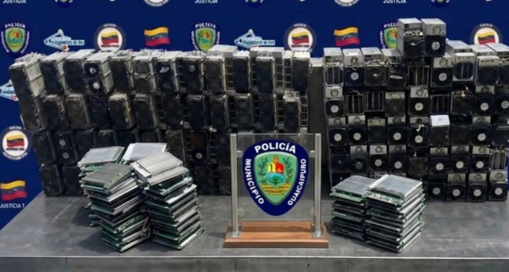 Poliguaicaipuro desmanteló centro de minería digital ilegal en Los Teques