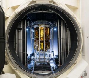 Prueban el nuevo módulo lunar MK1 en una cámara de vacío