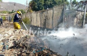 Quema de basura terminó ocasionando incendio de un rancho ubicado cerca de la Refinería de PDVSA Puerto La Cruz