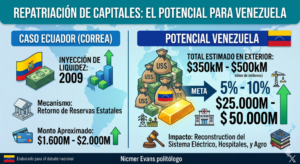 Repatriación de capitales: Clave para recuperar Venezuela