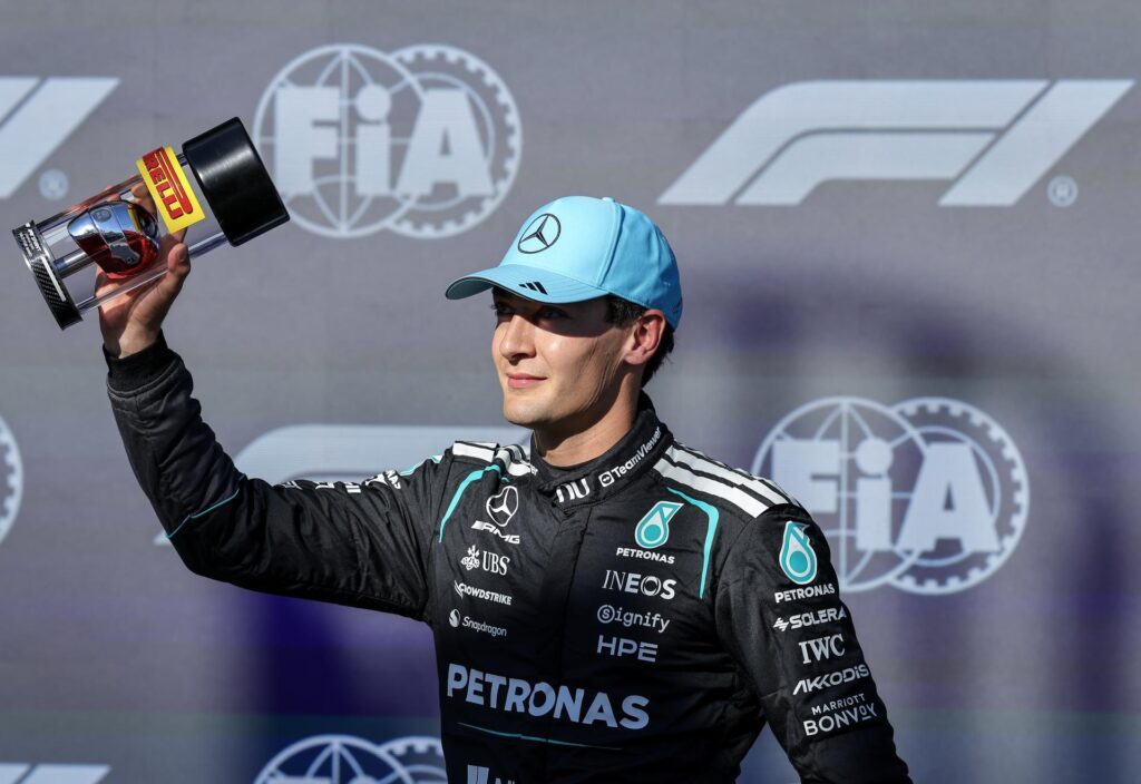 Russell frenó el ritmo de Antonelli al quedarse con la pole de la carrera sprint del GP de Canadá