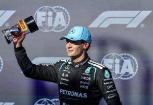 Russell frenó el ritmo de Antonelli al quedarse con la pole de la carrera sprint del GP de Canadá
