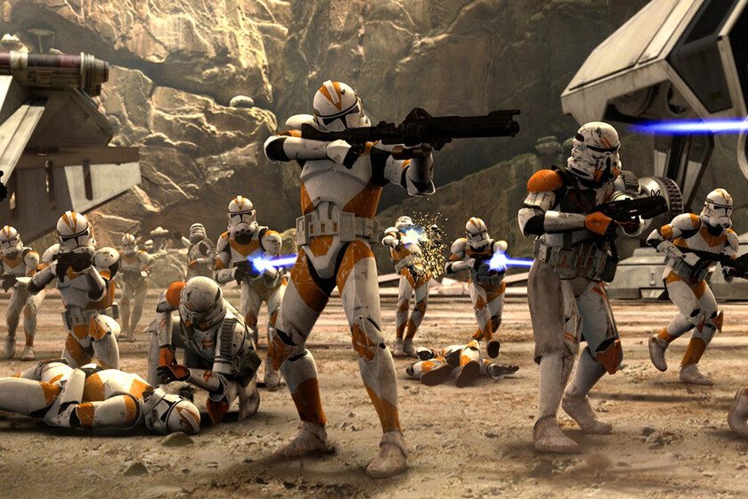 Si paras Star Wars: La Venganza de los Sith en el minuto 1:21:45 verás uno de los vehículos más raros de toda la saga. Solo apareció una vez