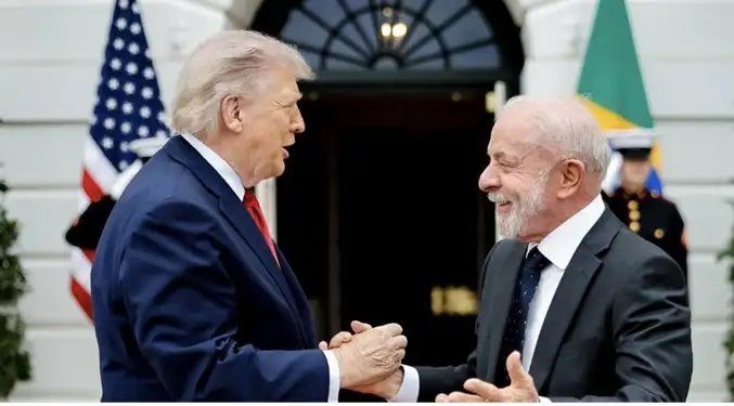 Trump y Lula rebajan tensiones con una reunión en la Casa Blanca