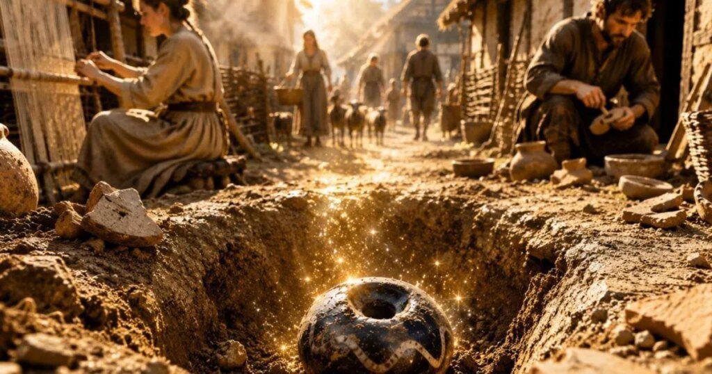 Un extraño objeto hallado en una aldea germánica de hace 1.700 años desconcierta a los arqueólogos: apareció lejos de las tumbas y podría haber sido reutilizado