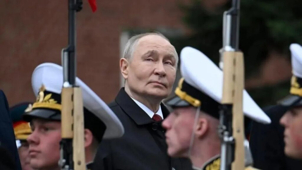 Vladimir Putin denunció a la OTAN durante el desfile del Día de la Victoria rusa