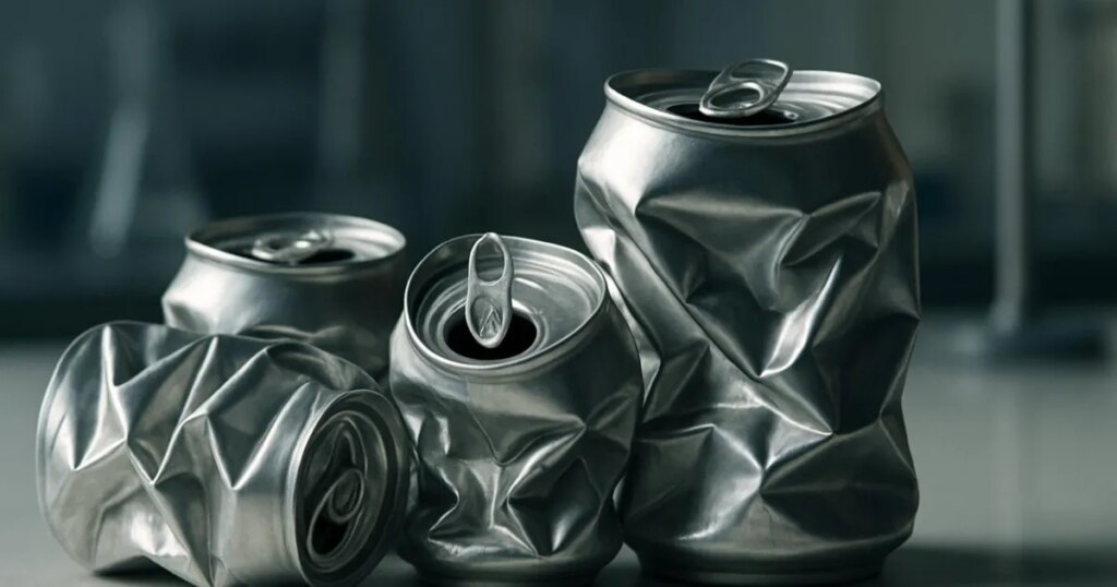 ¿Cuánto sabes sobre el patrón matemático de las latas aplastadas?