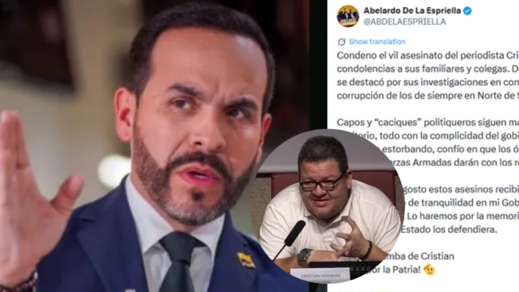 Abelardo de la Espriella reacciona al asesinato del periodista judicial Cristian Herrera en Cúcuta: 'En Colombia se volverá a hacer justicia'