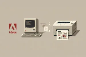 Adobe no nació con Photoshop. Empezó resolviendo un problema enorme y poco vistoso: imprimir bien