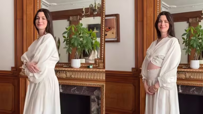 Anne Hathaway anuncia que está embarazada de su tercer hijo