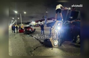 Aparatoso accidente cerca del Centro Comercial Venezuela cobró la vida de un joven de 18 años de edad