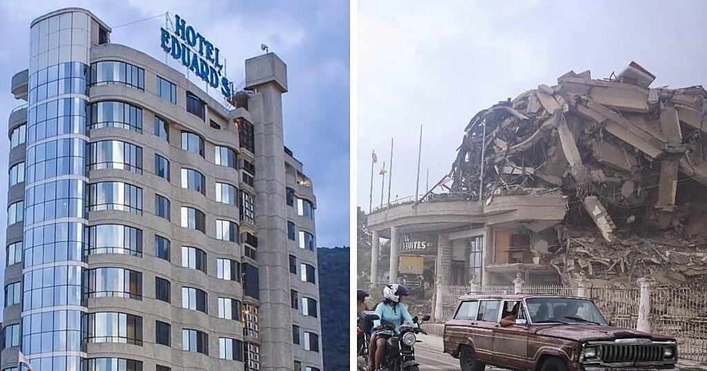Así ha quedado el hotel de cuatro estrellas más lujoso de La Guaira: reducido a escombros tras el doble terremoto en Venezuela
