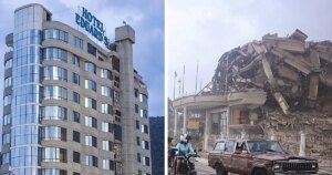 Así ha quedado el hotel de cuatro estrellas más lujoso de La Guaira: reducido a escombros tras el doble terremoto en Venezuela