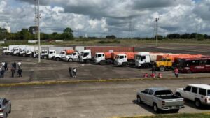 Autoridades en Monagas enviaron más de 500 toneladas de insumos a los afectados por los sismos