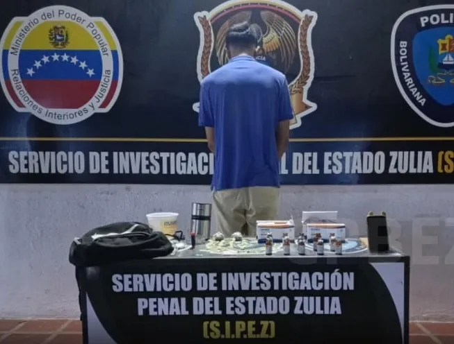Cayó “El Dexter” con minilaboratorio de estupefacientes