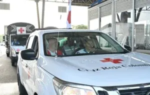 Cruz Roja cruzó el Atanasio Girardot con 10 toneladas de ayuda humanitaria