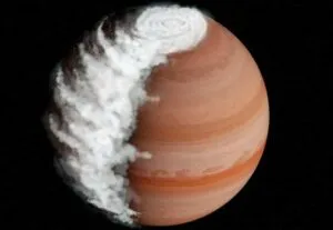 Dantescas nubes de arena suben y bajan cada día en un planeta