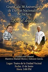 Danzas Nacionalistas de Táchira celebra 38 años